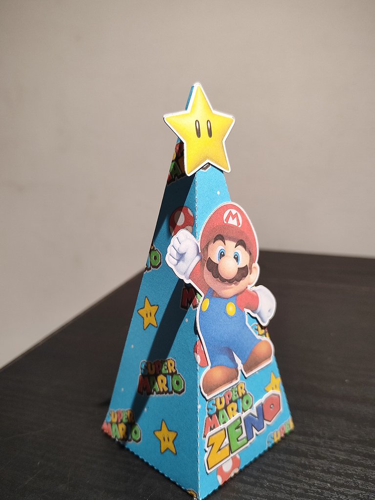 Scatolina decorazione festa compleanno super mario bros caramellegadget fine festa