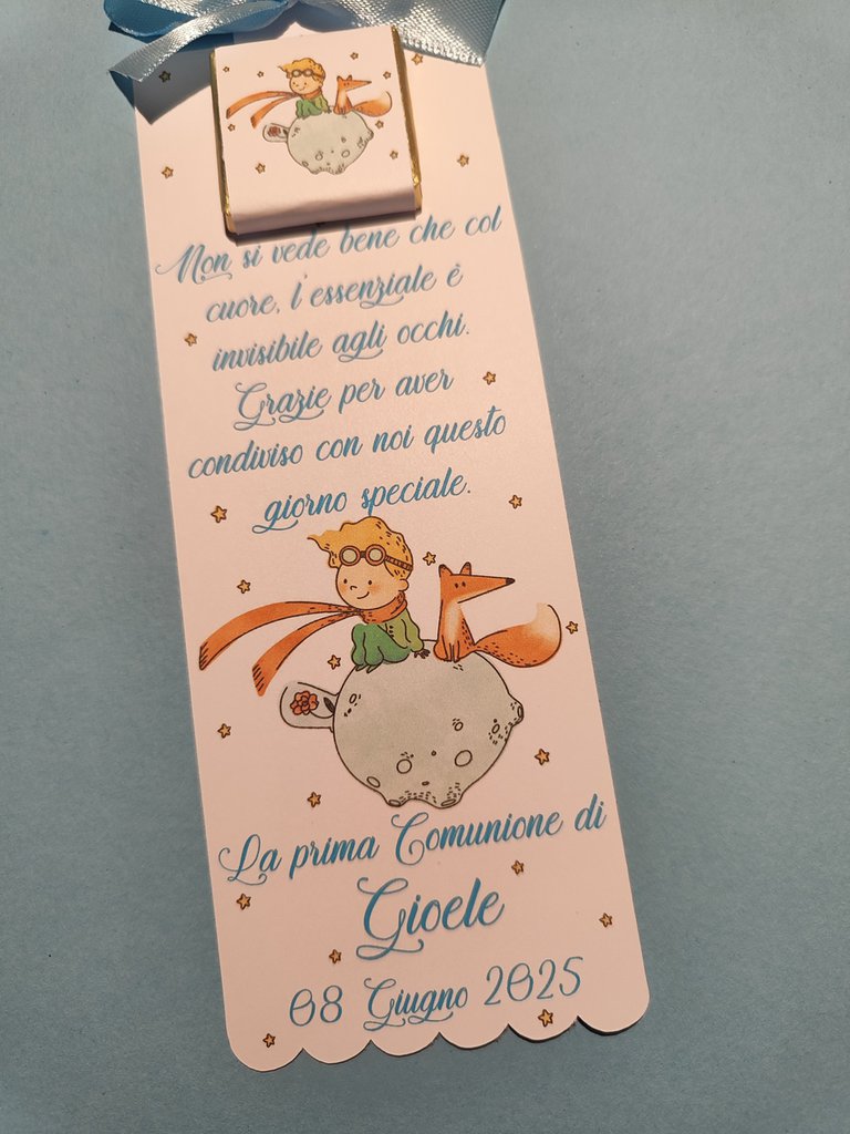 Segnaposto cioccolatino cioccolatini dumbo missbunny piccolo principe coniglietto battesimo nascita evento