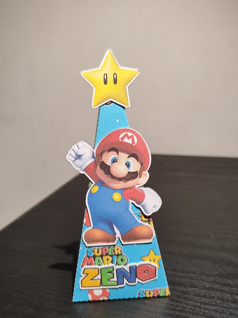Scatolina decorazione festa compleanno super mario bros caramellegadget fine festa
