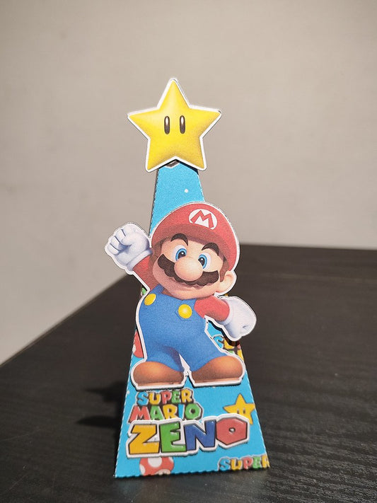Scatolina decorazione festa compleanno super mario bros caramellegadget fine festa