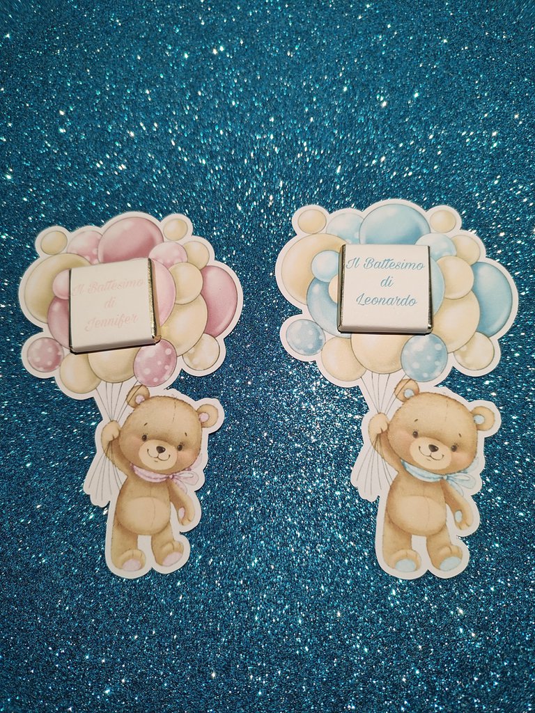 Decorazione festa compleanno orsetto cioccolatino cioccolatini orso palloncini decorazioni
