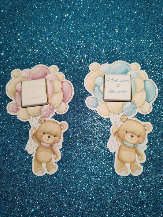 Decorazione festa compleanno orsetto cioccolatino cioccolatini orso palloncini decorazioni