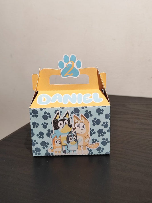 Decorazione festa compleanno bambini ricordino fine festa gadget caramelle bluey