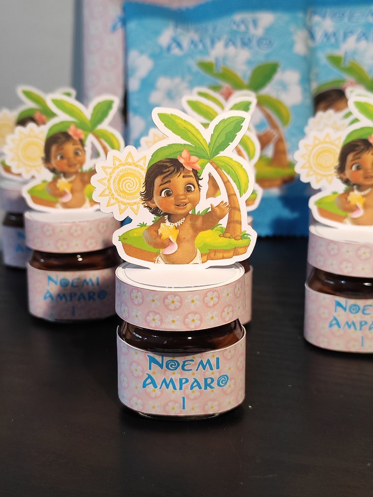 Nutellina decorazione festa compleanno oceania gadget fine festa nutella